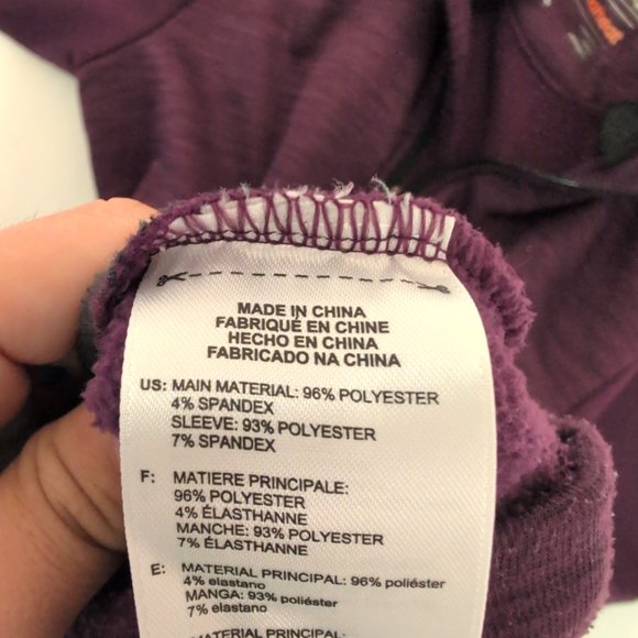 Adidas‎ Women's Purple Full-Zip Jacket Size L - Picture 7 of 7